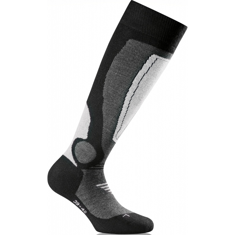Rohner Ski Sock Calf Basic Ski Light Grey - 2 Pairs